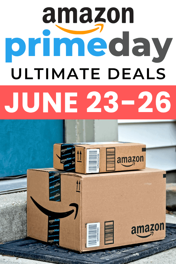 Image of packages outside door titled Amazon Prime Day Deals.