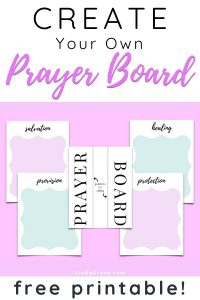 DIY quick and easy Prayer Board (FREE printable!)