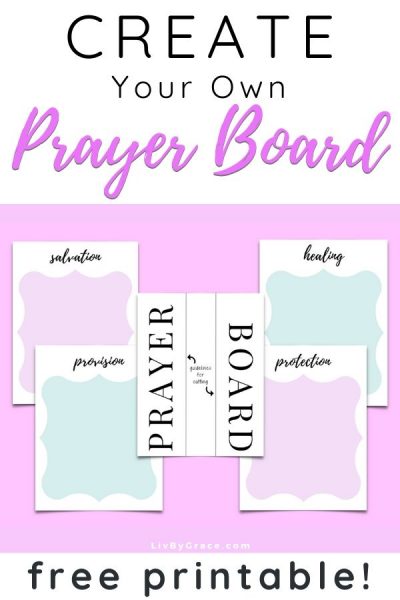 DIY quick and easy Prayer Board (FREE printable!)