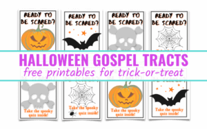 Free Halloween gospel tracts you can give out to trick-or-treaters ...