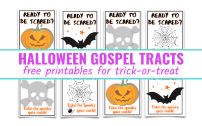Free Halloween gospel tracts you can give out to trick-or-treaters ...
