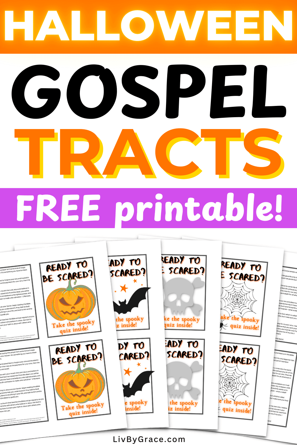 Free Halloween gospel tracts you can give out to trick-or-treaters ...
