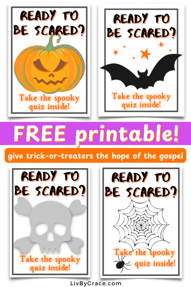 Free Halloween gospel tracts you can give out to trick-or-treaters ...
